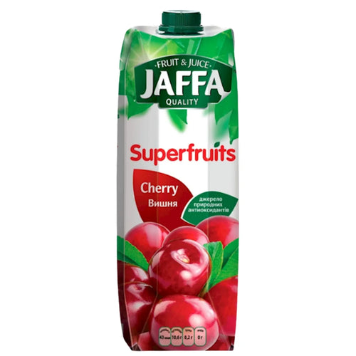 NECTAR CHERRY&CHOKEBERRY SUPERFRUITS 12/0.95L JAFFA UKRAINE