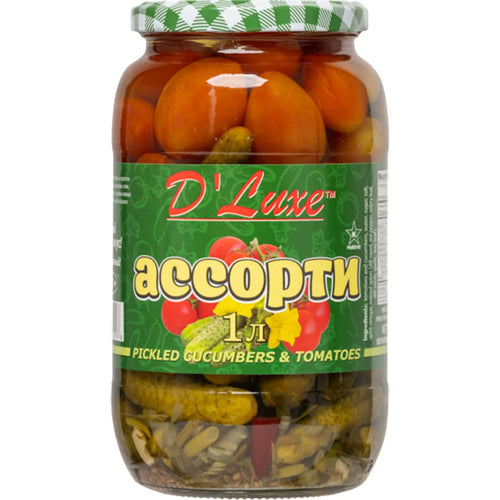 TOMATOES&CUCUMBERS ASSORTY D LUXE 12/1L R&S INDIA N2998