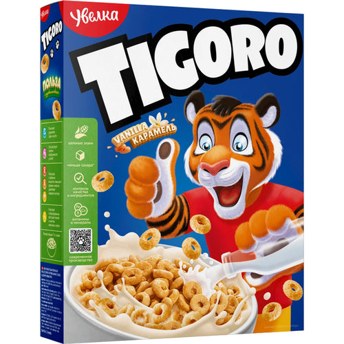 RINGS W/VANILLA CARAMEL FLAVOR TIGORO 5/200GR UVELKA N274