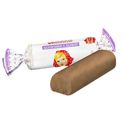 CANDIES LOOSE BATONCHIK LUBIMAYA ALENKA W/HALVA 1/6.6LB KOMMUNARKA NCW5 N245