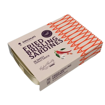 SARDINES IN SWEET CHILLI SAUCE 10/100GR DIPLOMATS LATVIA N1707/508(4)