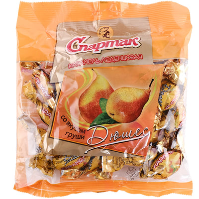 CANDIES PACKED CARAMEL PEAR DUSHES 20/200GR SPARTAK N9209