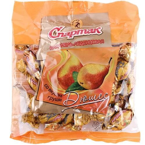 CANDIES PACKED CARAMEL PEAR DUSHES 20/200GR SPARTAK N9209