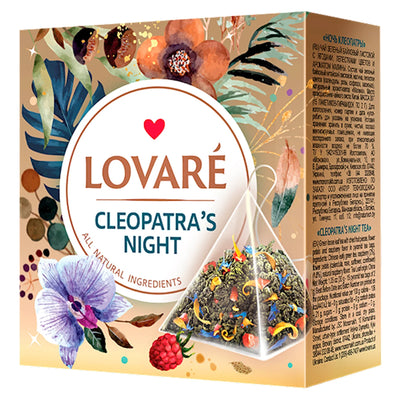 TEA CLEOPATRA'S NIGHT PYRAMIDS 12/(15X2GR) LOVARE