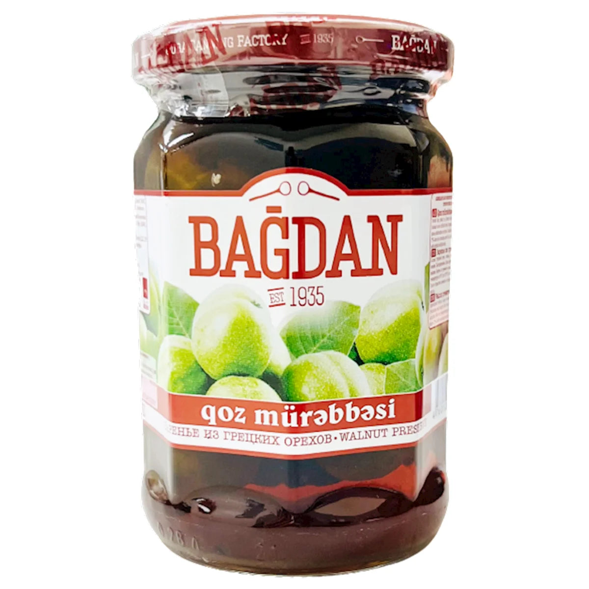 PRESERVE WALNUT VIP 6/400G BAGDAN AZERBAIJAN N31120/11