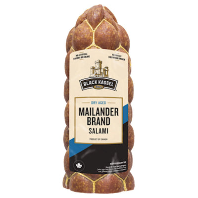 SALAMI MAILANDER 1/2.5LB PILLERS BLACK KASSEL N720/90506