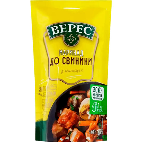 MARINADE FOR PORK 16/140GR VERES UKRAINE