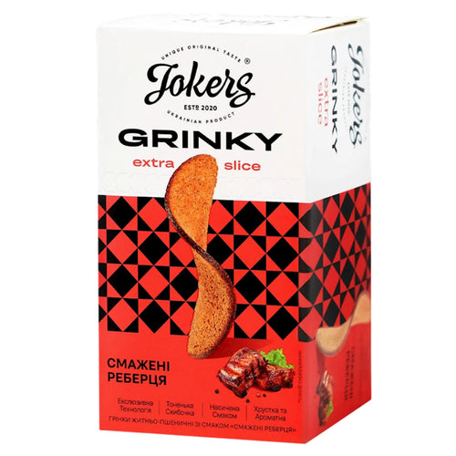 DRY BREAD RYE WHEAT SLICE W/FRIED RIBS FLAVOR 16/90GR JOKERS