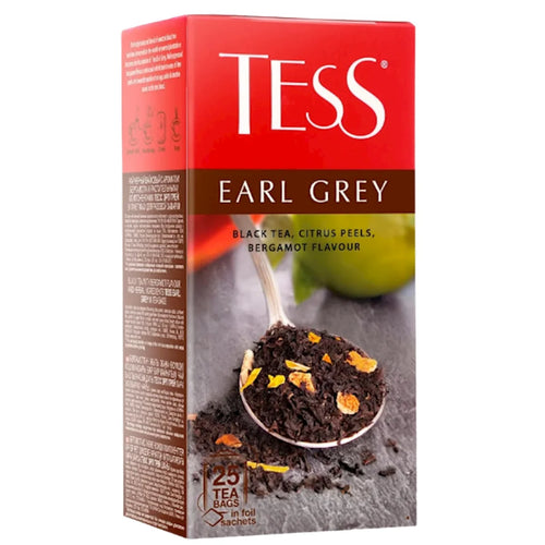 TEA BLACK EARL GREY W/CITRUS PEEL&BERGAMOT FLAVOR 10/(25X1.6GR) TESS 0645-10-1