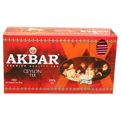 TEA AKBAR BLACK CEYLON 12/(100X2GR) SRI-LANKA