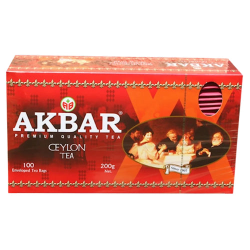 TEA AKBAR BLACK CEYLON 12/(100X2GR) SRI-LANKA