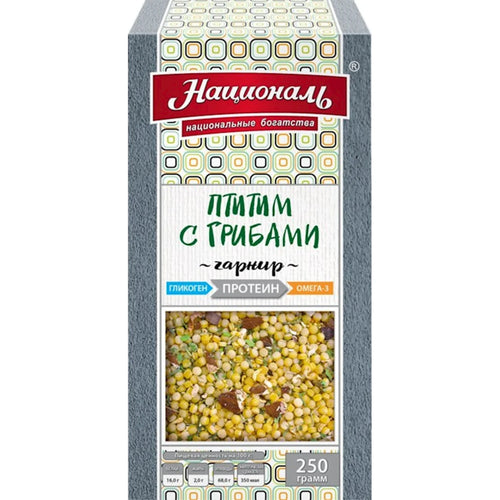 GRAINS MIX PTITIM&MUSHROOMS&PROTEIN 8/250GR NATSIONAL NP4