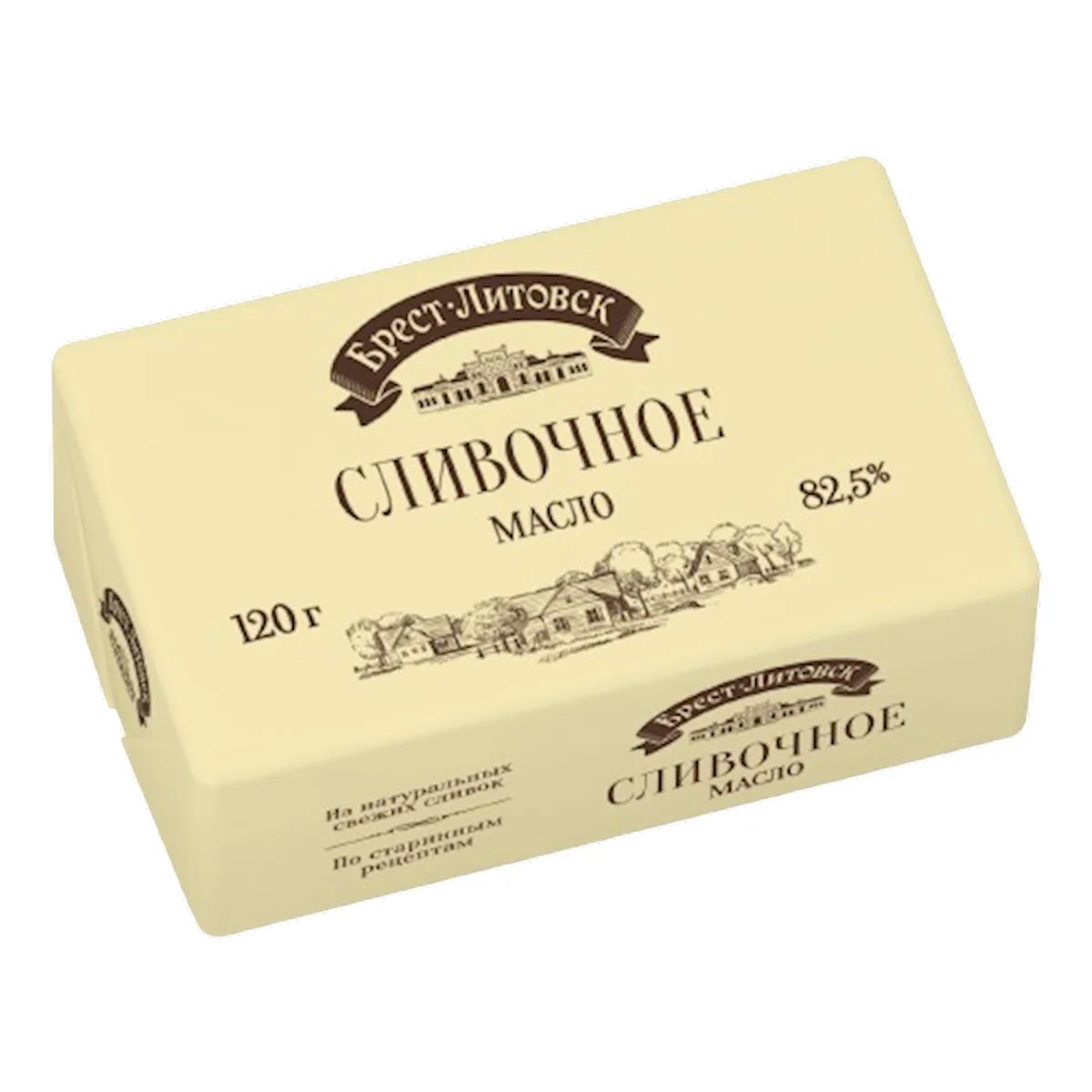 BUTTER SWEET 82.5% UNSALTED 10/120GR BREST LITOVSK N3523