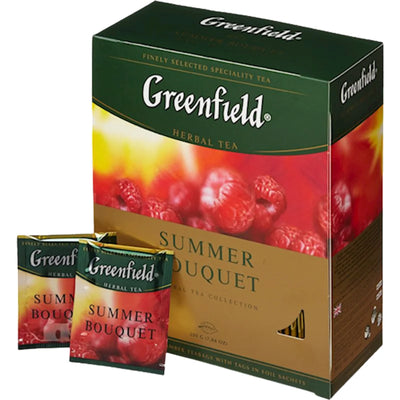 TEA HERBAL SUMMER BOUQUET 9/(100X2GR) GREENFIELD 0878-09