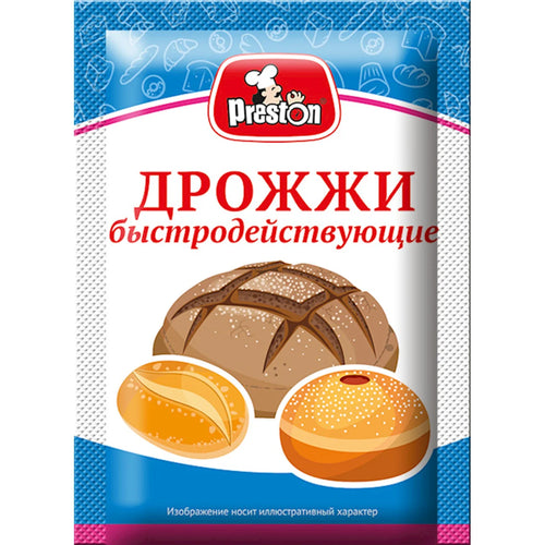 YEAST DRIED 40/11GR PRESTON RUSSIA NA35353