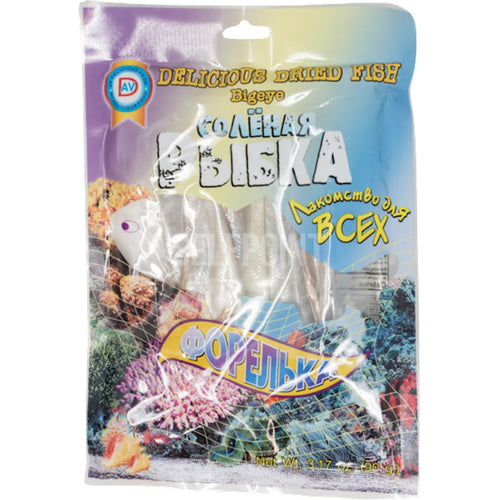 DRY FISH BIGEYE (FOREL'KA) VACUUM PACKED 10/90GR  AV DELICIOUS N AV108(6)