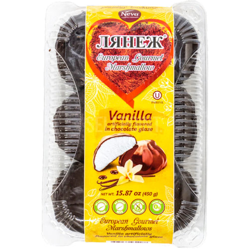 MARSHMALLOW VANILLA GLAZED LA NEIGE 9/450GR NEVA N64