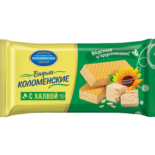 WAFFLES KOLOMENSKOE WITH HALVA 20/200GR RUSSIA N2104/1195/2254