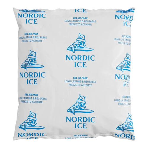 GEL PACK PLAIN WHITE 48/12OZ (6.0X5 1/2X1) GICP 12OZ