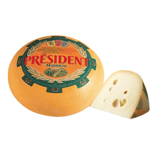 CHEESE MADRIGAL SWISS LOOSE 1/26LB PRESIDENT N43001