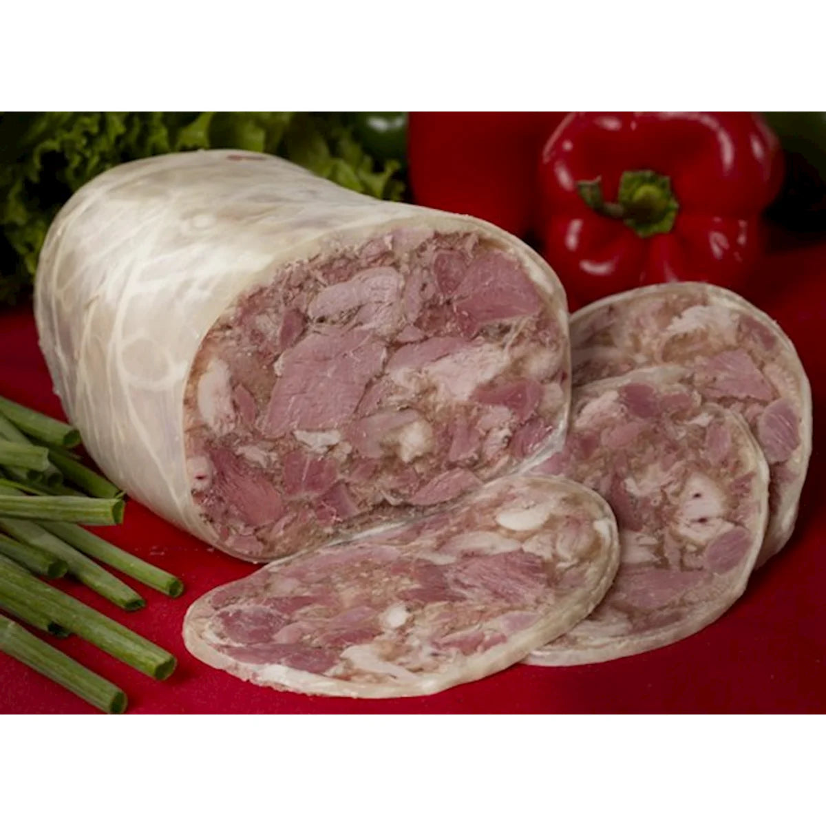 HEADCHEESE COUNTRY BRAND / SALCESON WIEJSK 1/1LB PRE PACK CHUNK ANDY'S N1620
