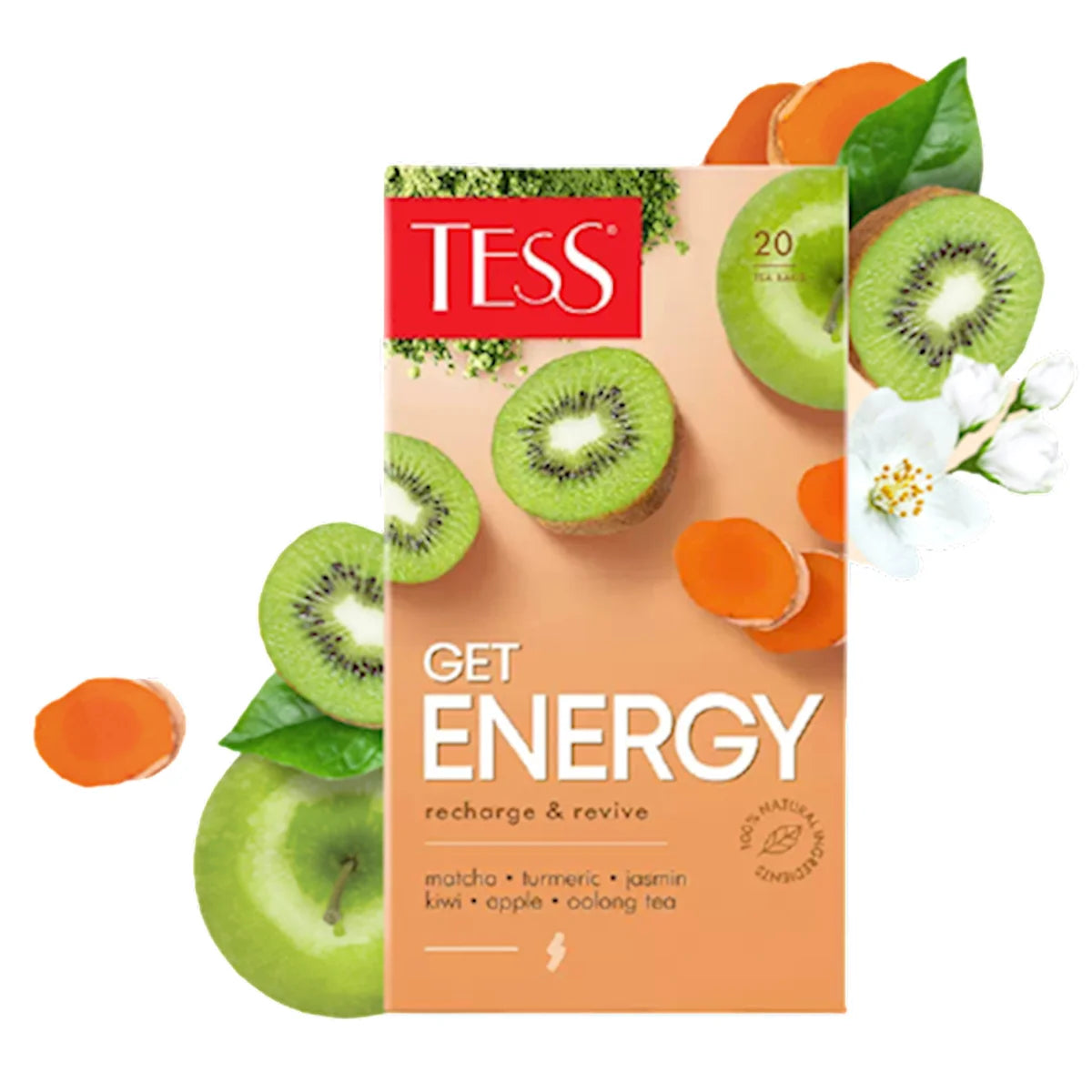 TEA GET ENERGY OOLONG 12/(20X1.5GR) TESS 1670-12