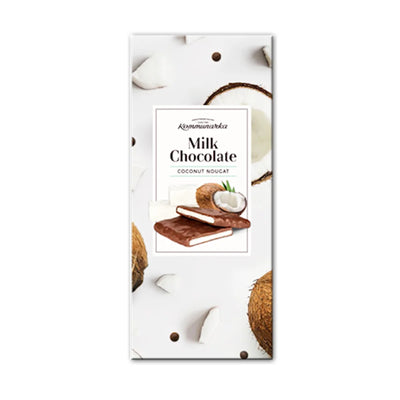 CHOCOLATE BAR MILK W/COCONUT 20/80GR KOMMUNARKA N1837/412