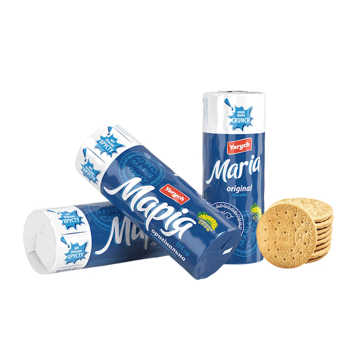 BISCUITS MARIA ORIGINAL 35/155GR YARYCH UKRAINE