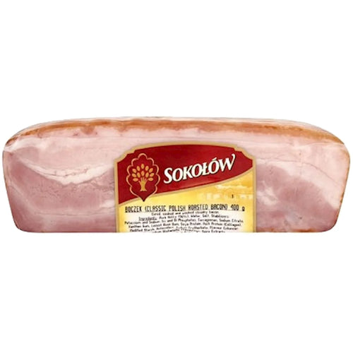 BACON CURED&SMOKED/ BOCZEK PIECZONY CHUNK SOKOLOW 15/15LB N0100SL5104