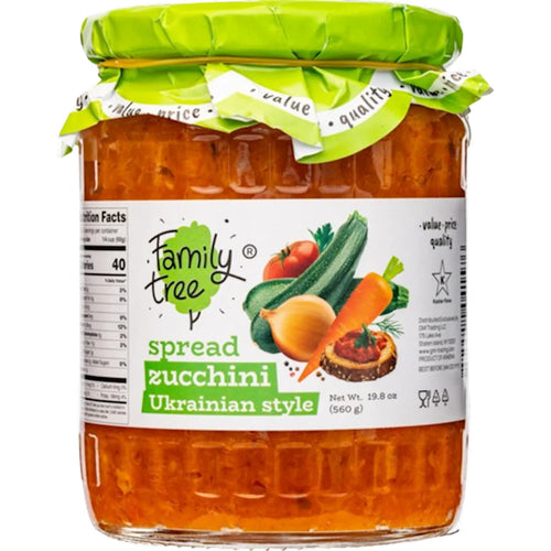 ZUCCHINI CAVIAR UKRAINIAN STYLE 12/560GR FAMILY TREE N57