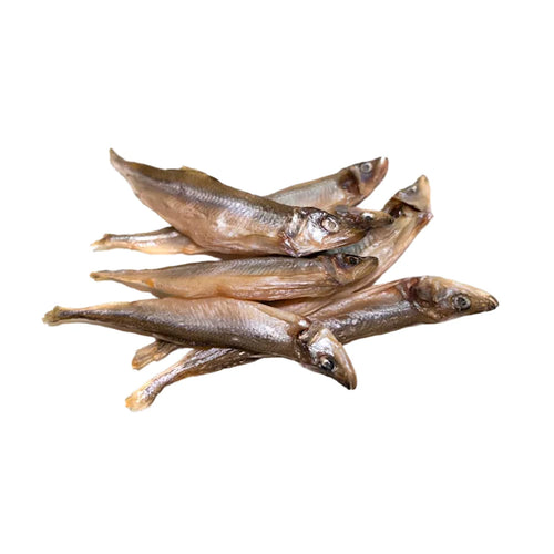 DRIED SALTED SILVER SMELT(KORUSHKA) WHOLE ROUND V/P 16/250GR BAKREU UKRAINE N70000008/8969 210173