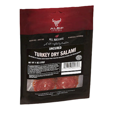 SALAMI DRY TURKEY UNCURED SLICED 15/113GR  ALEF N52063-TUR/92087 (2)