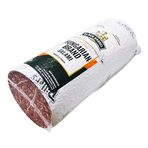 SALAMI HUNGARIAN WIDE SHORT 1/2.7LB PILLERS BLACK KASSEL N711/90514
