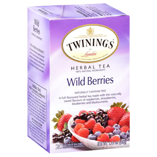 TEA TWININGS HERBAL W/WILD BERRIES 6/(20X2GR) ENGLAND N8464