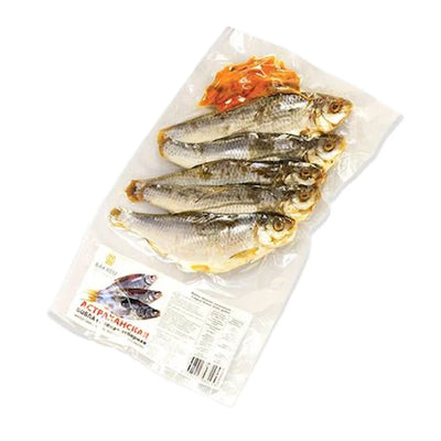 DRIED SALTED VOBLA GUTTED HEAD ON W/CAVIAR V/P 1/8.8LB BAKREU UKRAINE N70000001/9027 210171