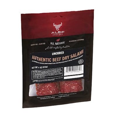 SALAMI DRY BEEF AUTHENTIC (EVREYSKAYA) UNCURED SLICED15/113GR  ALEF N52013-EVRSS/92061(2)