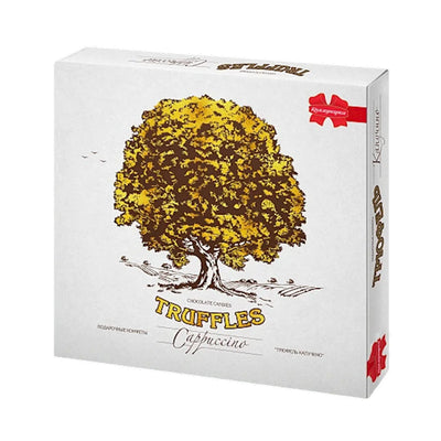 CANDIES BOXED CHOCOLATE TRUFFLES CAPPUCCINO 5/360GR KOMMUNARKA N225