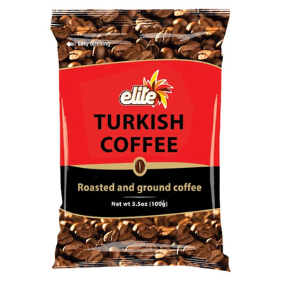 COFFEE GROUND TURKISH RED BAG 50/100GR ELITE N160607