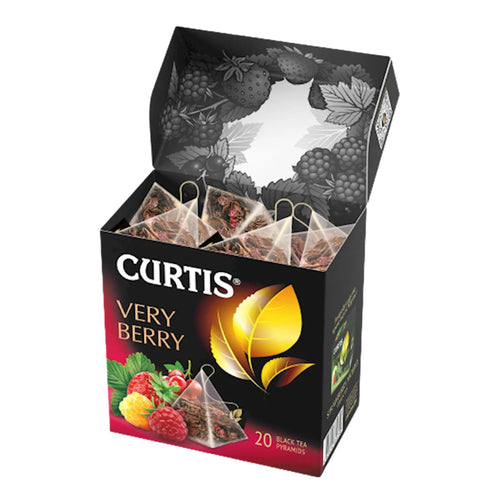 TEA BLACK VERY BERRY PYRAMIDS 12/(18X1.7GR) CURTIS N27291