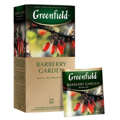 TEA BLACK BARBERRY GARDEN 10/(25X1.5G) GREENFIELD 0710-10