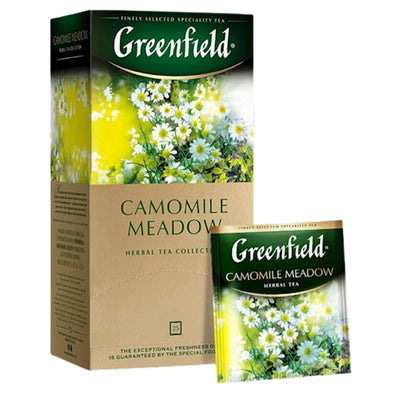 TEA HERBAL CAMOMILE MEADOW 10/(25X1.5GR) GREENFIELD 0523-10