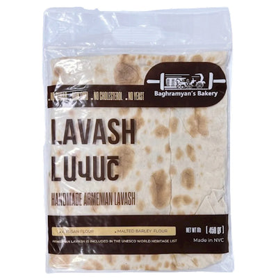LAVASH ARMENIAN HANDMADE 1/458GR BY PC BAGHRAMYAN'S BAKERY