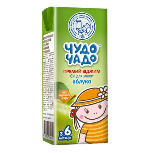 JUICE W/APPLE NOT FROM CONCENTRATE 18/0.2L CHUDO CHADO