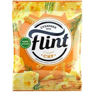 DRY BREAD WHEAT RYE W/CHEESE FLAVOR 65/70GR FLINT N2552