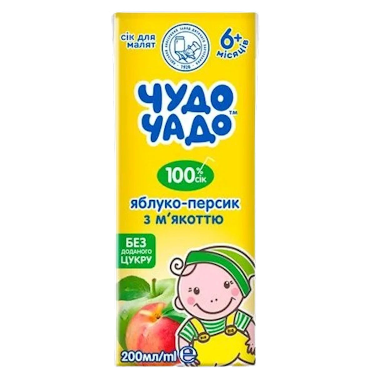 JUICE APPLE&PEACH W/PULP 18/0.2L CHUDO-CHADO