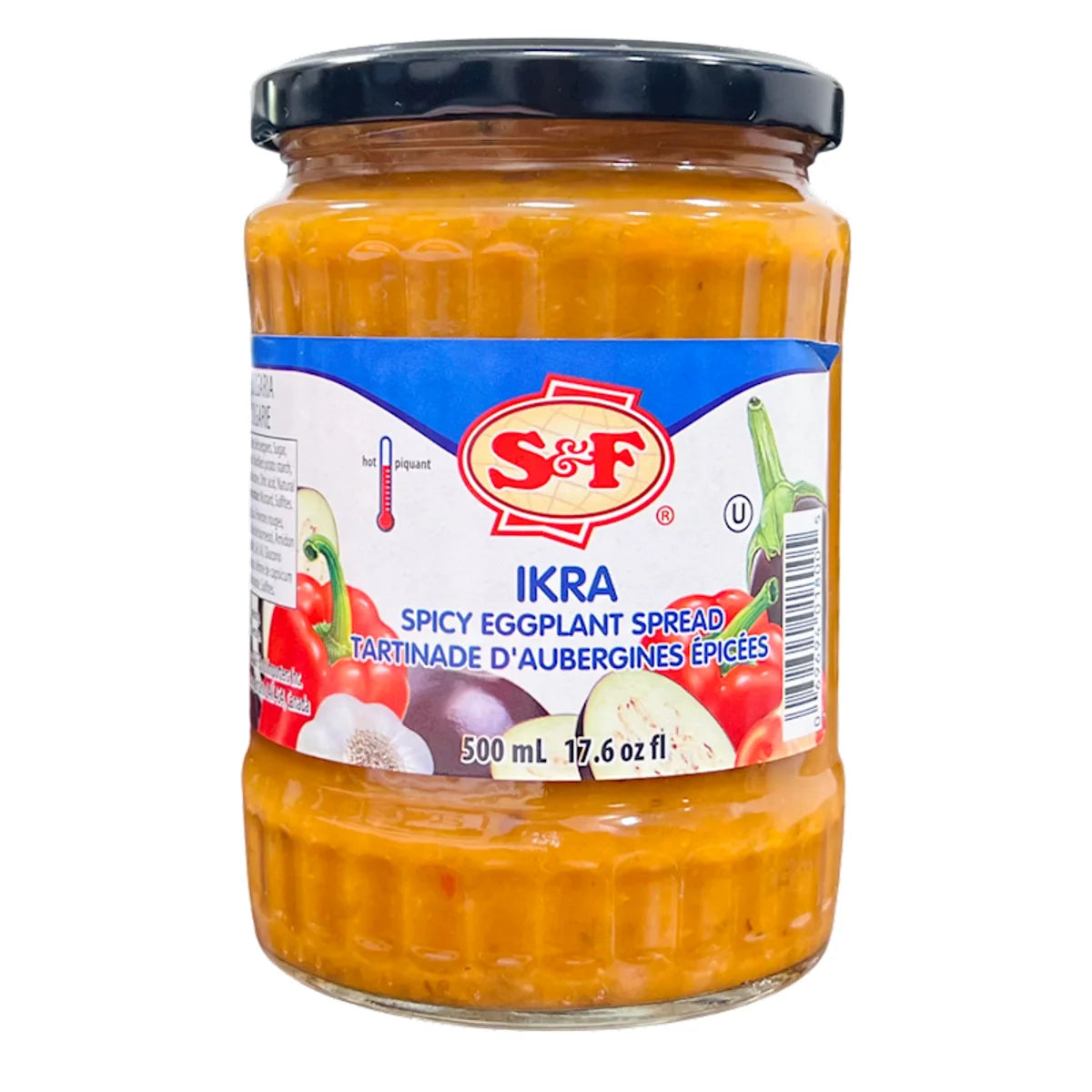 EGGPLANT SPREAD SPICY 12/500ML S&F