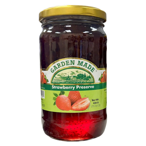 PRESERVE STRAWBERRY 12/430GR GARDEN MADE N26