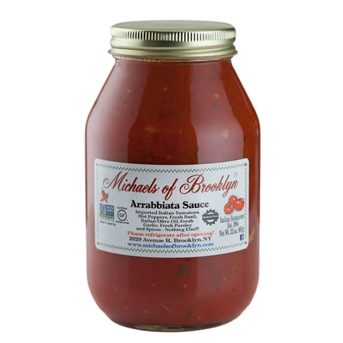 SAUCE ARRABBIATA 6/32OZ MICHAELS OF BROOKLYN N6-2887