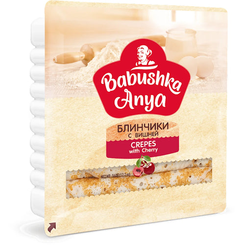 CREPES W/CHERRY FROZEN 6/360GR BABUSHKA  ANYA  N4638