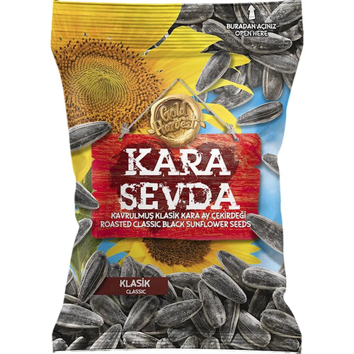 SUNFLOWER SEEDS ROASTED CLASSIC KARA SEVDA 14/250GR GOLD HARVEST